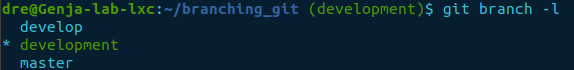 confirm git branch creation