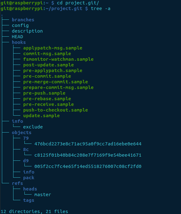 git server objects