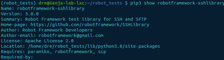 robotframework-sshlibrary